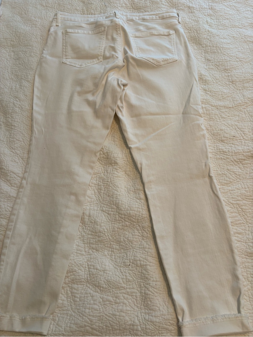 NYDJ Women’s White Straight-Leg Jeans - Picture 5 of 7